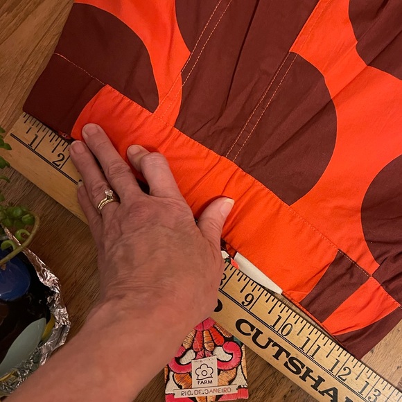 Farm Rio for Anthro NWT XS & XL but runs small side zip w/pockets skirt w/slit. - Picture 9 of 9